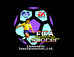 Fifa International Soccer — Title screen